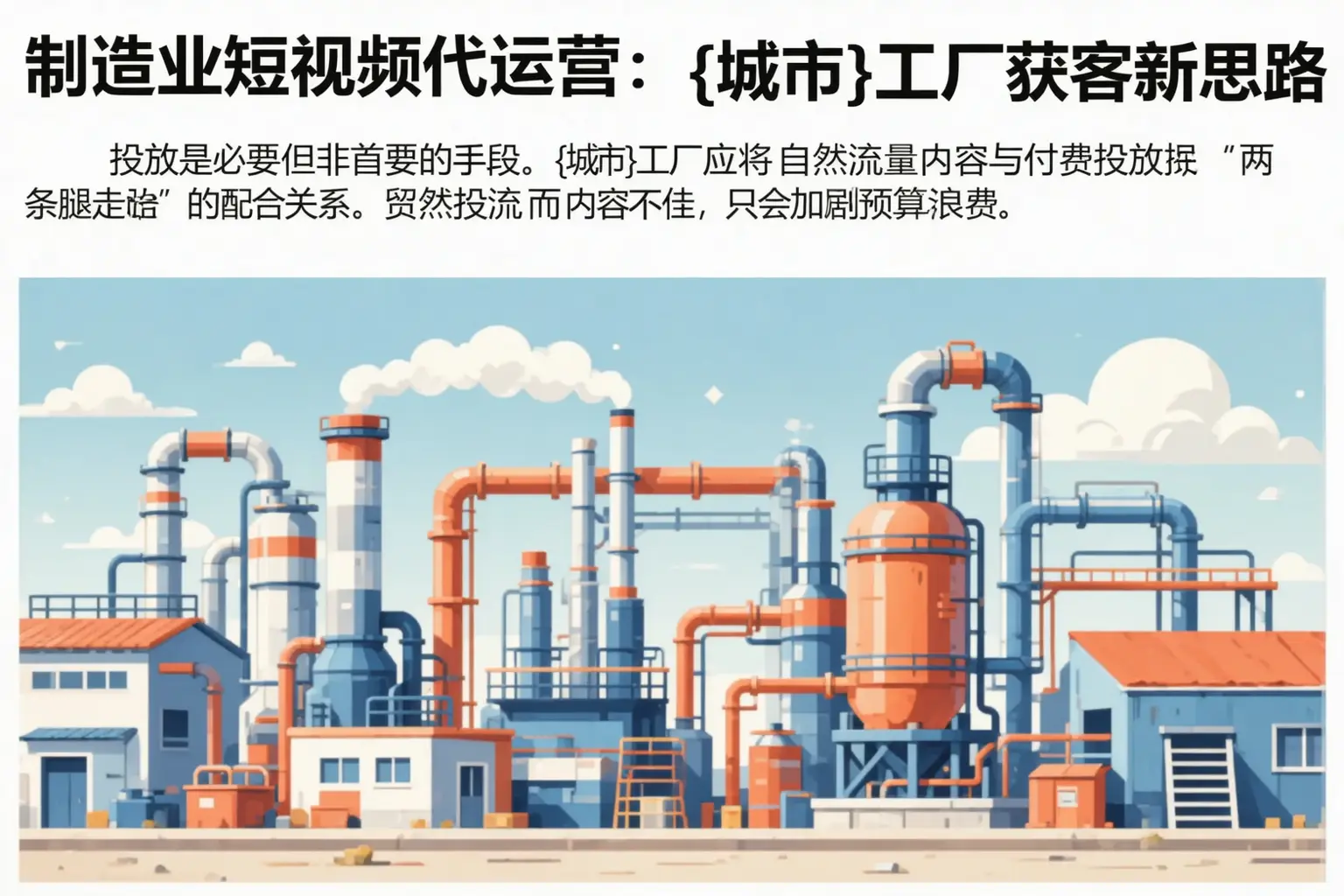制造业短视频代运营:元江工厂获客新思路